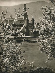 Heidelberg. On the old Neckar Bridge 1931. Artist: Kurt Hielscher