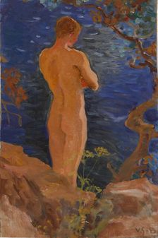 Heikki on the Shore, 1916-1929. Creator: Venny Soldan-Brofeldt