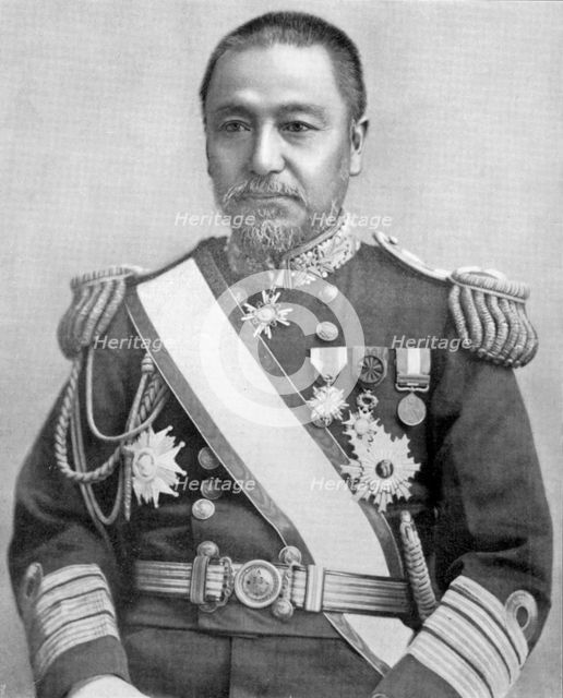 Heihachiro Togo, Japanese naval commander, Russo-Japanese War, 1904-5. Artist: Unknown