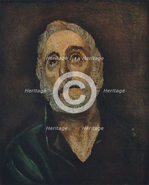 'Heiliger Petrus', (Saint Peter), c1590-1600, (1938). Artist: El Greco.