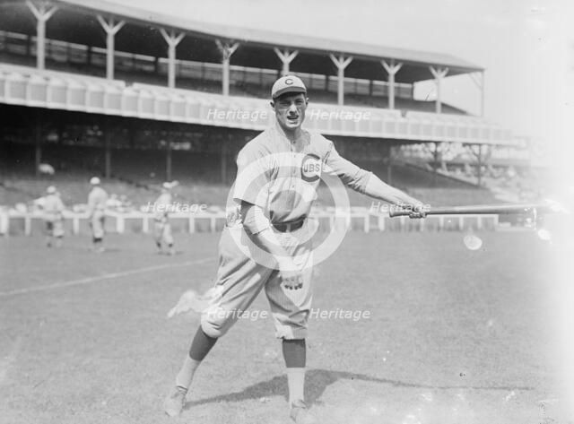 Heinie Zimmerman, Chicago, NL (baseball), 1910. Creator: Bain News Service.