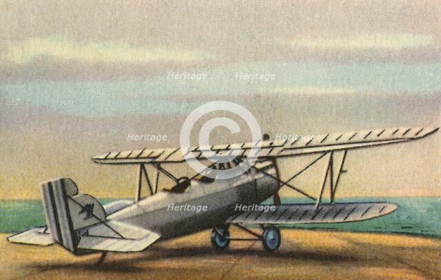 Heinkel HD 22b training plane, 1920s, (1932).  Creator: Unknown.