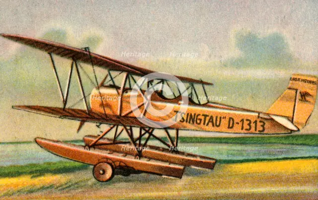 Heinkel HD 24 W Tsingtau seaplane, 1920s, (1932). Creator: Unknown.