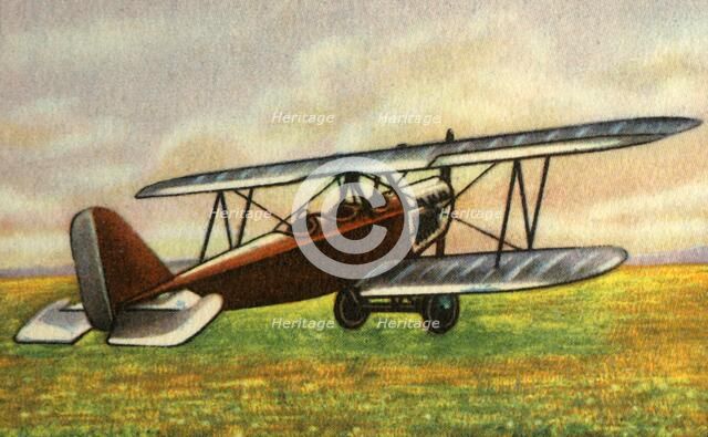 Heinkel HD 29 biplane, 1920s, (1932).  Creator: Unknown.