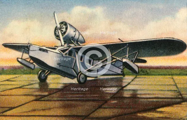 Heinkel He 57 Heron plane, 1932. Creator: Unknown.