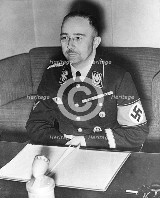 Heinrich Himmler (1900-1945), German politician, c1930s. Creator: Unknown.