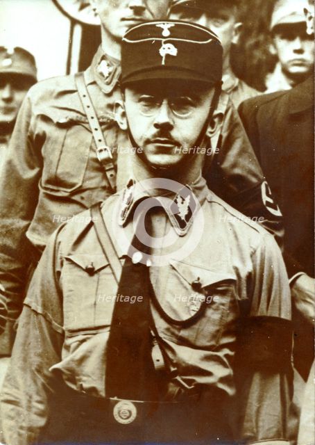 Heinrich Himmler, Reichsführer of the SS, c1930s-c1940s. Creator: Unknown.