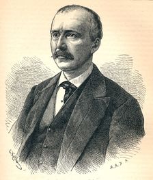 Heinrich Schliemann (1822-1890), German archaeologist, 1893