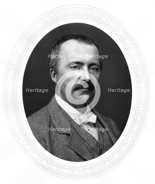 Heinrich Schliemann, German archaeologist, 1877. Artist: Unknown