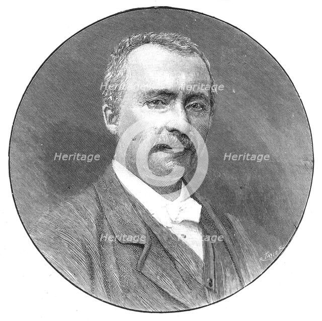 Heinrich Schliemann, German archaeologist, 1891. Artist: Unknown