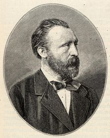 Heinrich von Stephan (1831-1897), general post director. Creator: Anonymous