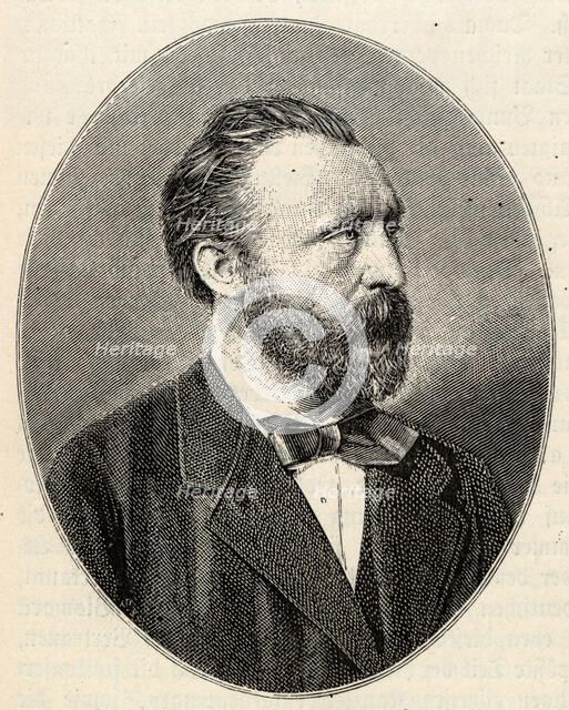 Heinrich von Stephan (1831-1897), general post director. Creator: Anonymous.