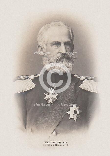 Heinrich XIV, Prince Reuss Younger Line (1832-1913). Creator: Anonymous.