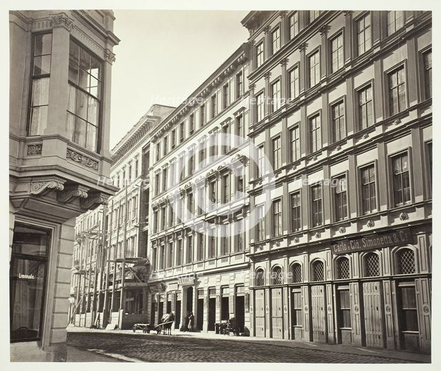 Heinrichsgaße No. 1, Zinshaus des Herrn A. M. Rußo, 1860s. Creator: Unknown.