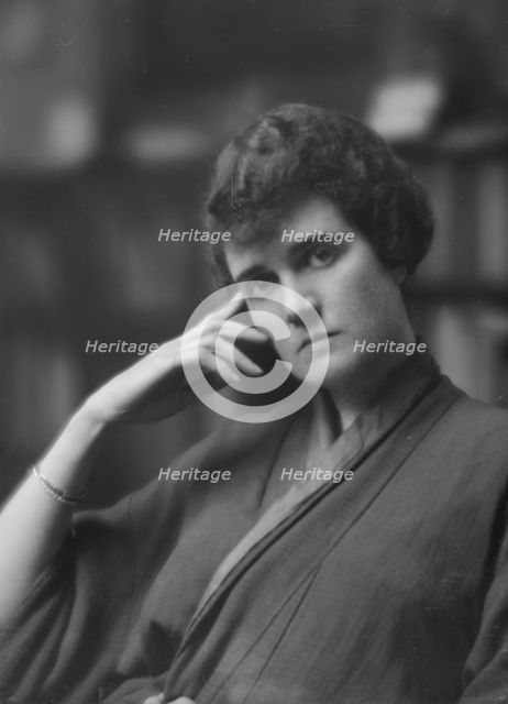 Heinz, Howard, Mrs., portrait photograph, 1916. Creator: Arnold Genthe.