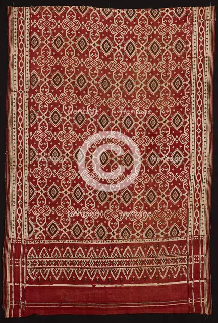 Heirloom Textile (sarasa), India, 18th century. Creator: Unknown.
