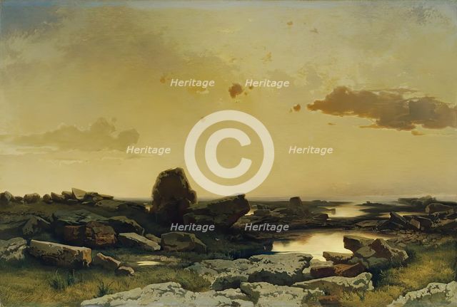 Helgoland, 1858. Creator: August Schaeffer.
