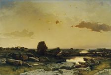 Helgoland, 1858. Creator: August Schaeffer