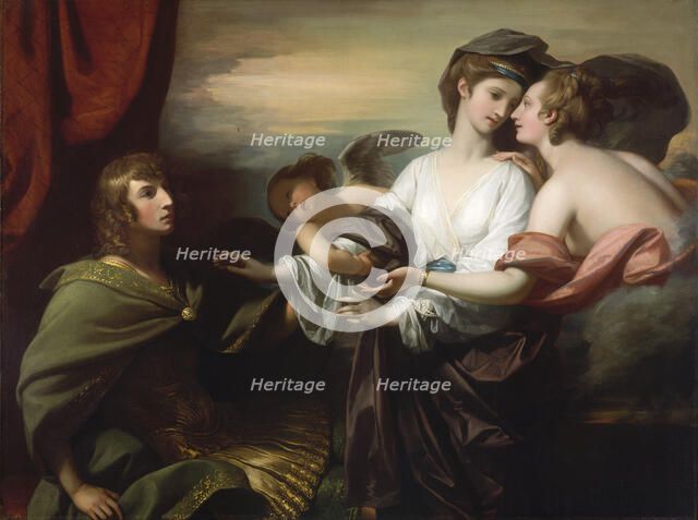 Helen Brought to Paris, 1776. Creator: Benjamin West.