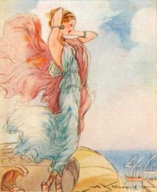 Helen of Troy, daughter of Zeus and Leda, 1937. Artist: Alexander K MacDonald