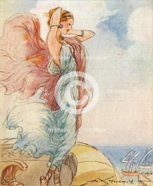 Helen of Troy, daughter of Zeus and Leda, 1937. Artist: Alexander K MacDonald