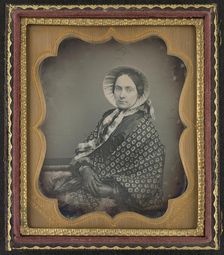 Helen L. Gilson, Civil War nurse and head of the Colored Hospital Service, between 1861 and 1865. Creator: J. C. Moulton