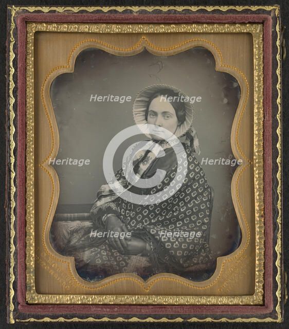 Helen L. Gilson, Civil War nurse and head of the Colored Hospital Service, between 1861 and 1865. Creator: J. C. Moulton.