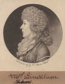 Helen Ledyard Lincklaen, 1798. Creator: Charles Balthazar Julien Févret de Saint-Mémin