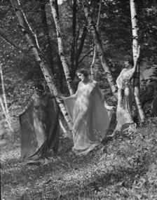 Helen Moeller and pupils, 1921 Mar. 24. Creator: Arnold Genthe
