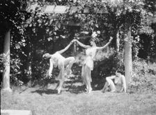 Helen Moeller and pupils, 1922 July 18. Creator: Arnold Genthe