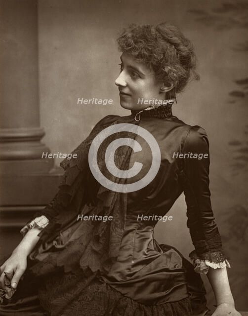 Helen Maud Holt (Mrs Beerbohm Tree), British actress, 1884. Artist: Unknown