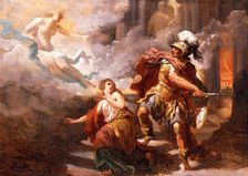 Helen Saved by Venus from the Wrath of Aeneas, 1779. Creator: Jacques Henri Sablet