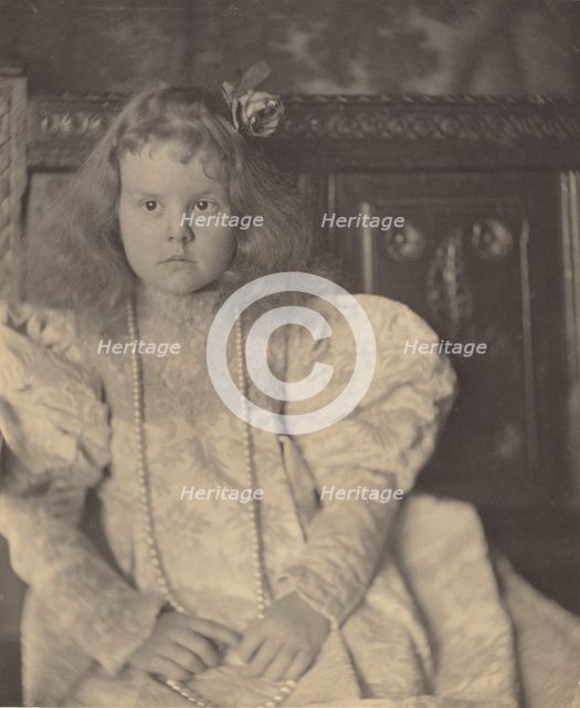 Helen Sears, 1895. Creator: Sarah Choate Sears.