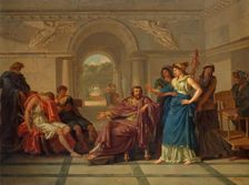 Helen Recognising Telemachus, Son of Odysseus, 1795. Creator: Jean Jacques Lagrenee