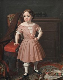 Helena Maria Brusewitz (1849-1932), 1850s. Creator: Gustaf Henrik Brusewitz