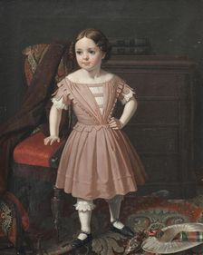 Helena Maria Brusewitz (1849-1932), 1850s. Creator: Gustaf Henrik Brusewitz