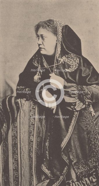Helena Blavatsky (1831-1891), c. 1875.