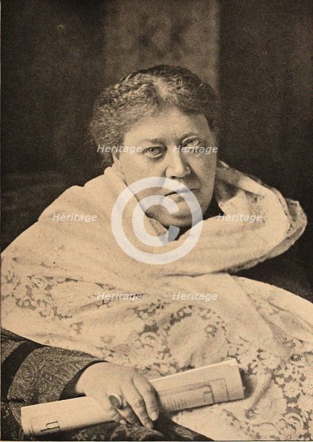 Helena Blavatsky (1831-1891), c. 1889.