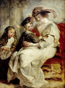 Helena Fourment with Two of Her Children, ca 1636. Creator: Rubens, Pieter Paul (1577-1640)