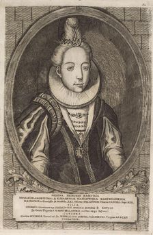 Helena Radziwill (Olelkowicz). From: Icones Familiae Ducalis Radivilianae, 1758