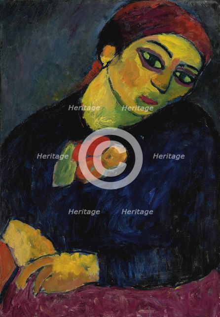 Hélène, 1911. Creator: Javlensky, Alexei, von (1864-1941).