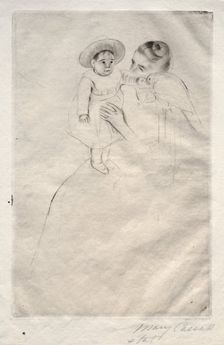 Hélène of Septeuil, c. 1891. Creator: Mary Cassatt (American, 1844-1926)