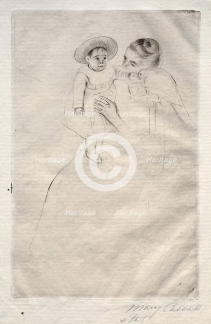 Hélène of Septeuil, c. 1891. Creator: Mary Cassatt (American, 1844-1926).