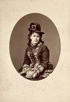 Hélène de Lesseps, 1878. Creator: Mathieu Deroche