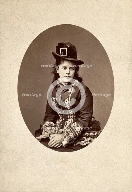 Hélène de Lesseps, 1878. Creator: Mathieu Deroche.