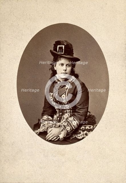 Hélène de Lesseps, 1878. Creator: Mathieu Deroche.