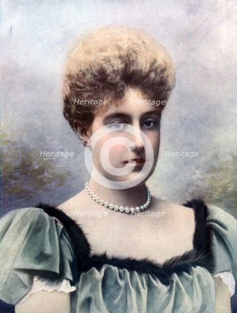 Helene d'Orleans, the Duchess of Aosta, late 19th-early 20th century. Artist: Unknown