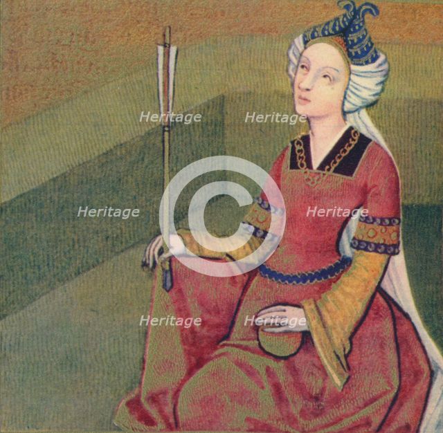 'Helene - Femme De Menelas', 1403, (1939). Artist: Master of Berry's Cleres Femmes.