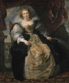 Hélène Fourment in wedding dress, c. 1630-1631