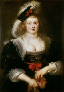Hélène Fourment Putting on a Glove, ca 1631. Creator: Rubens, Pieter Paul (1577-1640)